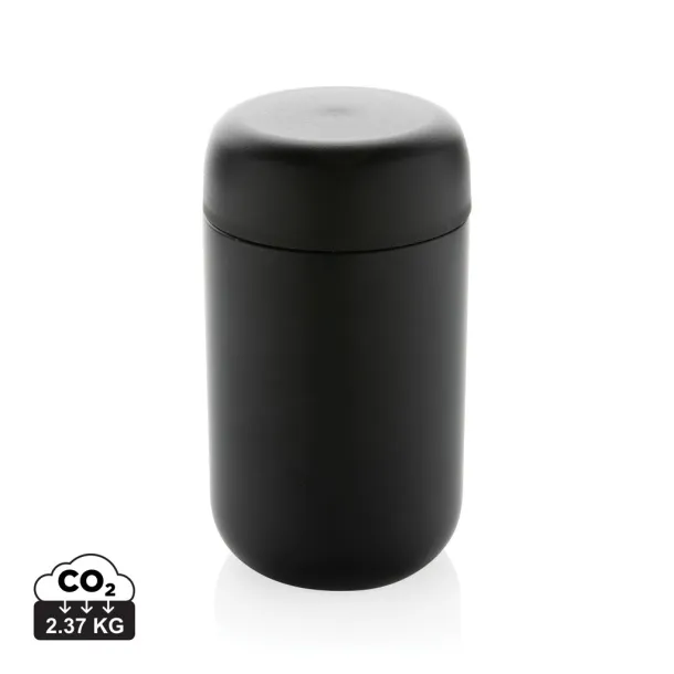  Brew vakuum šalica od RCS certificiranog recikliranog nehrđajućeg čelika, 360 ml - XD Xclusive Crna