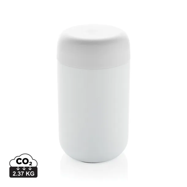  Brew RCS certified recycled stainless steel vacuum tumbler - XD Xclusive White