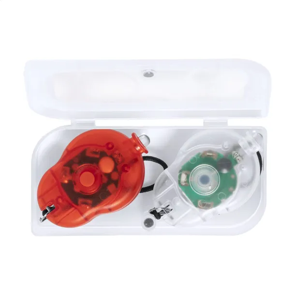 Dullux bicycle security light set White Red