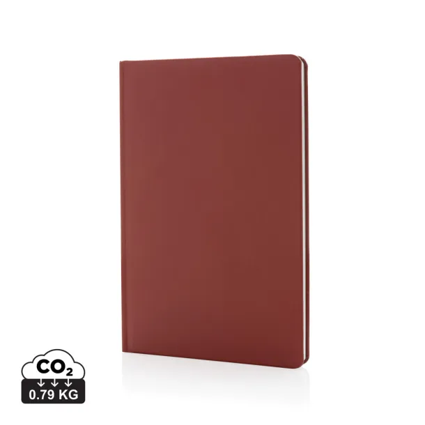  Impact notes od kamenog papira s tvrdim koricama A5 - XD Collection Crvena