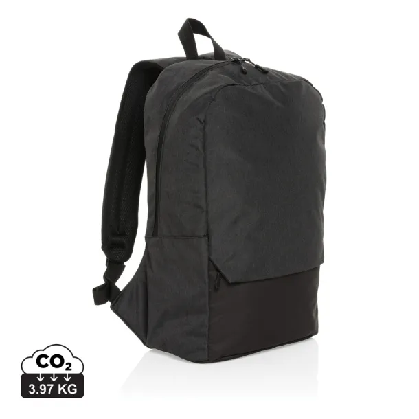  Kazu AWARE™ RPET klasični ruksak za 15,6" laptop - XD Collection Crna