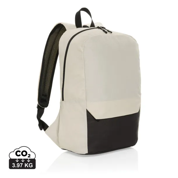  Kazu AWARE™ RPET klasični ruksak za 15,6" laptop - XD Collection off white
