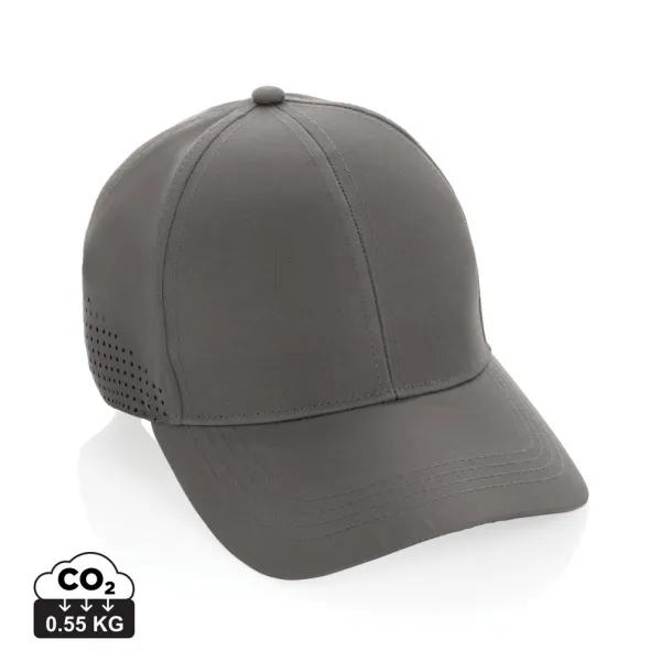  Impact AWARE™ 6 panel rpet sports cap - XD Collection Cool Grey 9