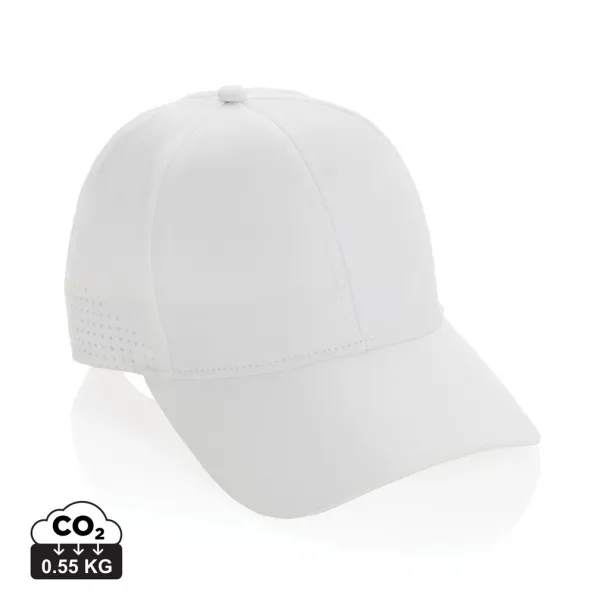  Impact AWARE™ 6 panel rpet sports cap - XD Collection White