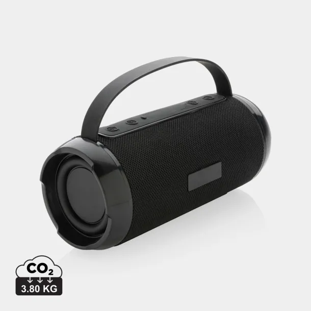  Soundboom 6W vodootporni zvučnik od RCS reciklirane plastike - XD Collection Crna