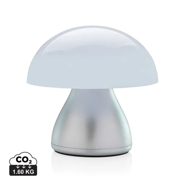  Luming RCS recycled plastic USB re-chargeable table lamp - XD Collection Grey
