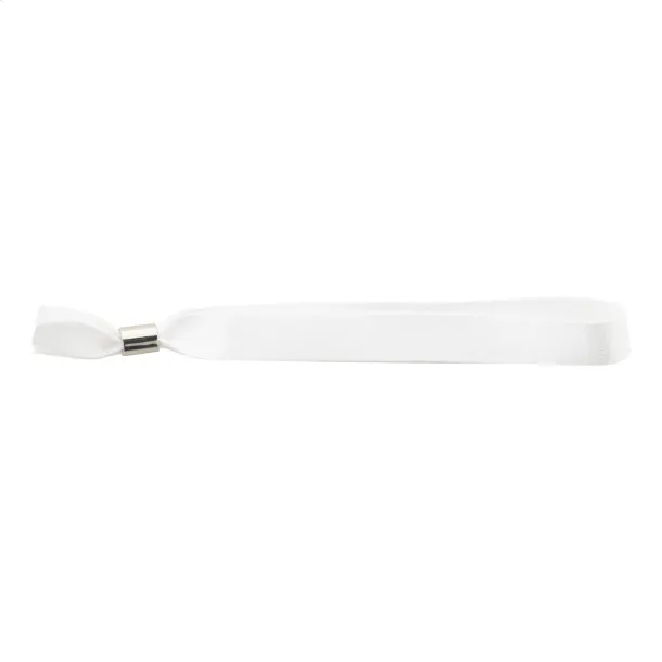 SuboWrist Alloy custom RPET festival bracelet White