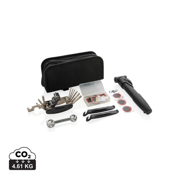  Bike repair kit set 17 pcs - XD Collection Black