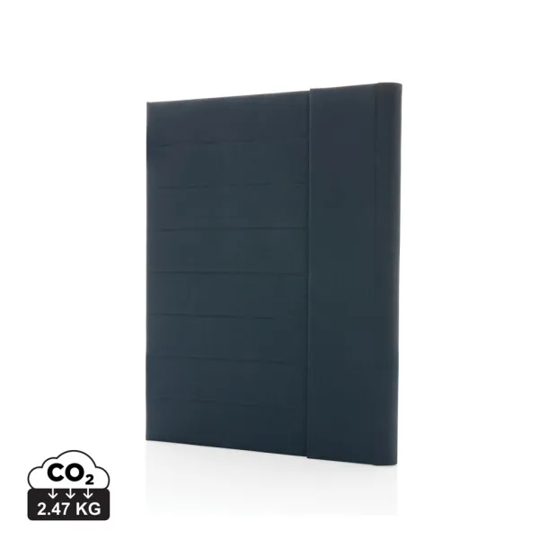  Impact Aware™ A4 portfolio with magnetic closure - XD Xclusive Navy Blue