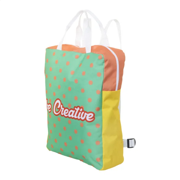 SuboBag Slimback personalizirani RPET ruksak za laptop, 15" Bijela
