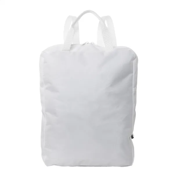 SuboBag Slimback personalizirani RPET ruksak za laptop, 15" Bijela