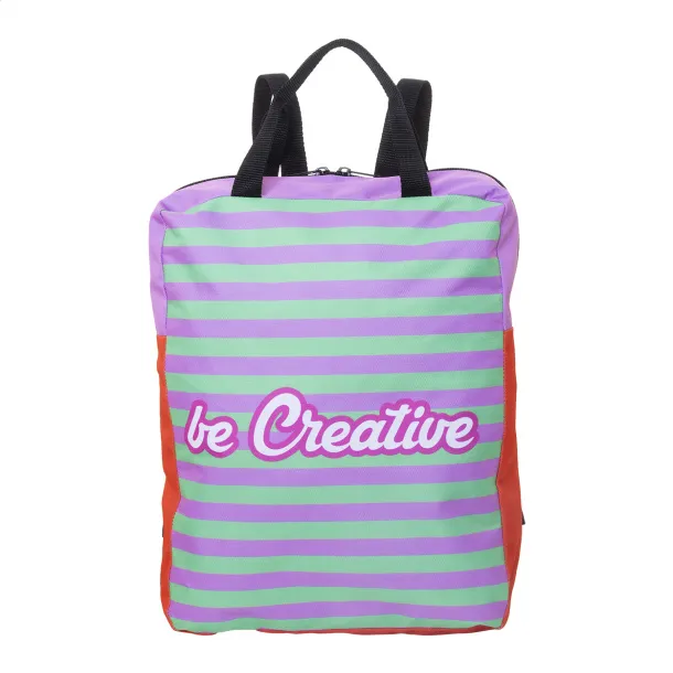 SuboBag Slimback personalizirani RPET ruksak za laptop, 15" Crna Bijela