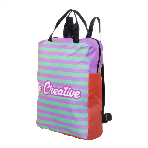 SuboBag Slimback personalizirani RPET ruksak za laptop, 15" Crna Bijela