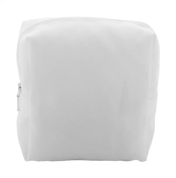 CreaBeauty Square M personalizirana toaletna torbica Bijela