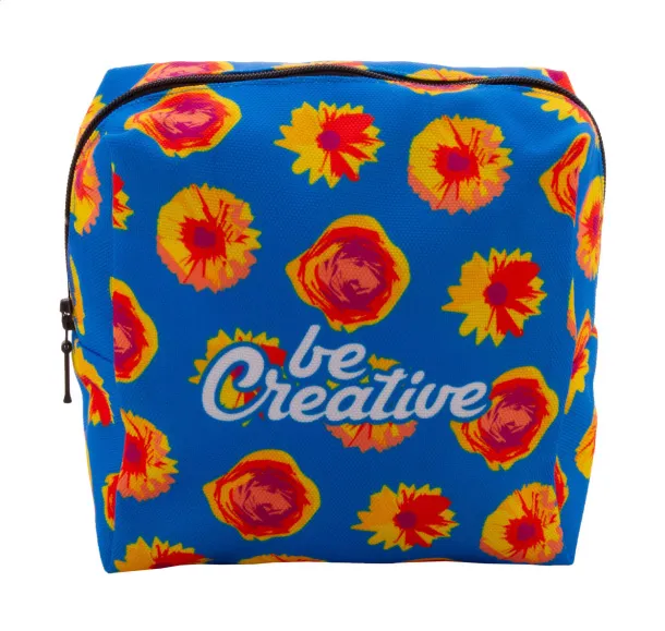 CreaBeauty Square M custom cosmetic bag Black White