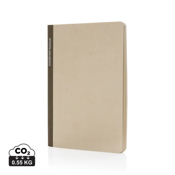  Stylo Sugarcane paper A5 Notebook - XD Collection brown