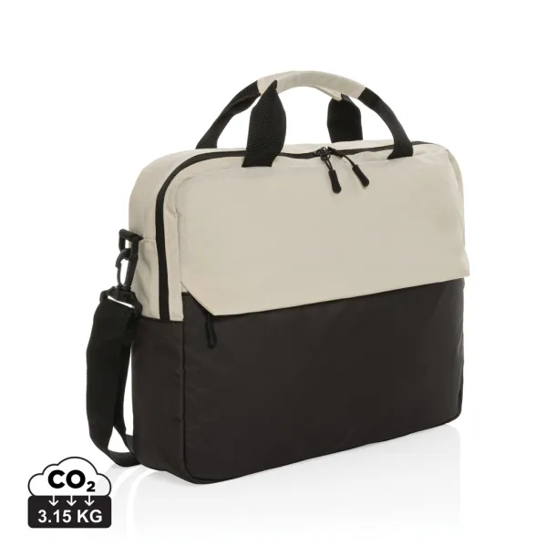  Kazu AWARE™ RPET klasična torba za 15,6" laptop - XD Collection off white