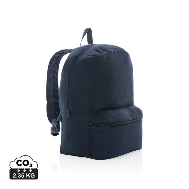  Impact AWARE™ 285 gsm rcanvas backpack undyed - XD Collection Navy Blue