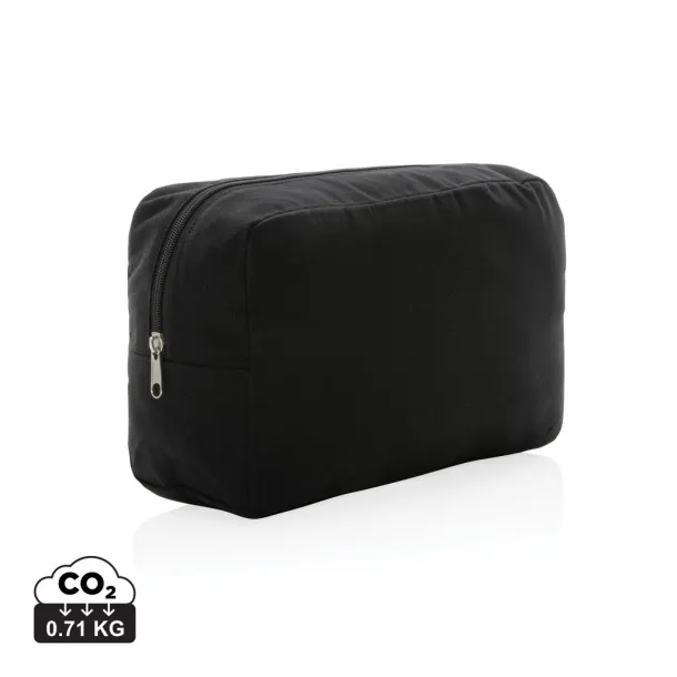  Impact AWARE™ 285 gsm rcanvas toiletry bag undyed - XD Collection Black