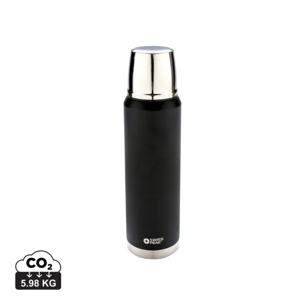  Swiss Peak Elite  1L copper vacuum flask - Swiss Peak Black