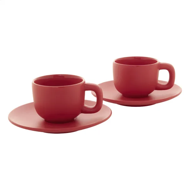 Caturra set šalica za espresso Crvena