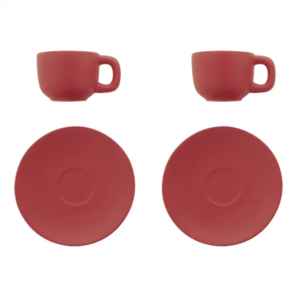 Caturra set šalica za espresso Crvena