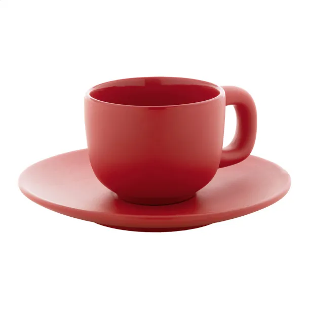 Caturra set šalica za espresso Crvena