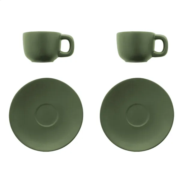 Caturra set šalica za espresso, 85 ml Zelena