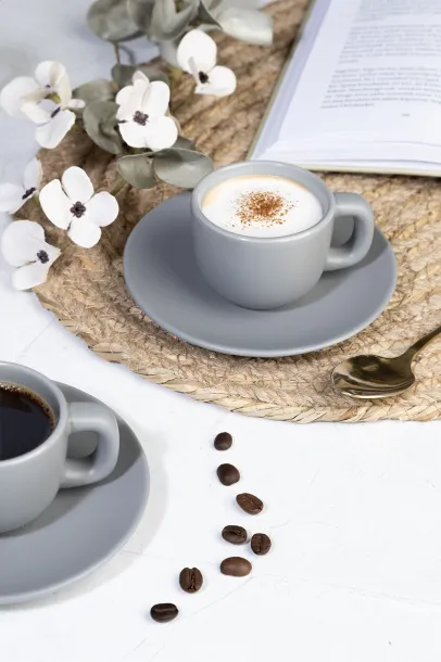 Caturra set šalica za espresso Siva