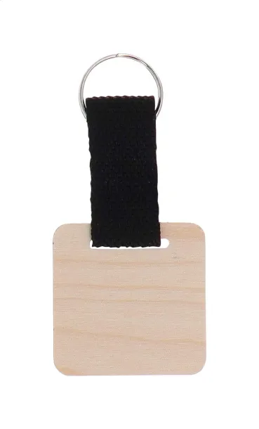 Woody Strap personalizirani privjesak za ključeve, okrugli Prirodna