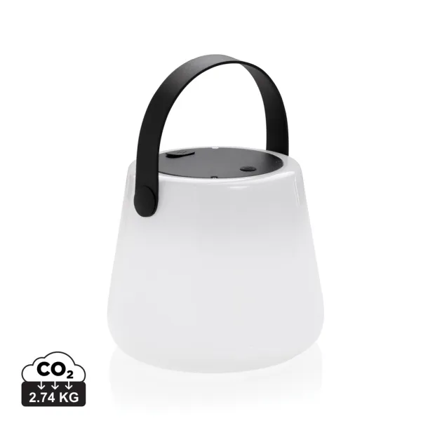  SolarGlow RCS recycled plastic USB-rechargble outdoor light - XD Xclusive White