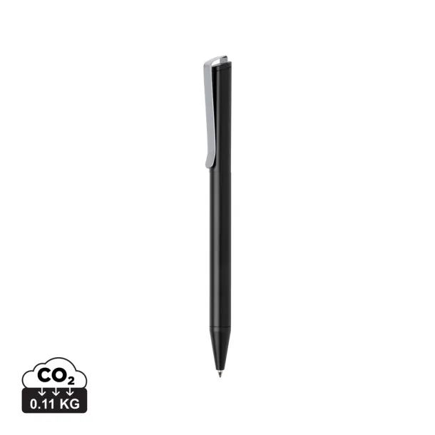  Xavi RCS certified recycled aluminum pen - XD Collection Black