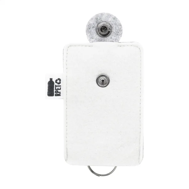 CreaFelt Keysave custom keyring pouch White Grey