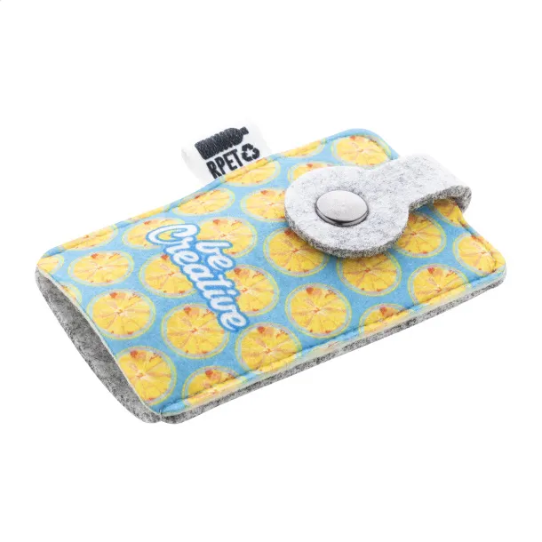 CreaFelt Keysave custom keyring pouch White Grey