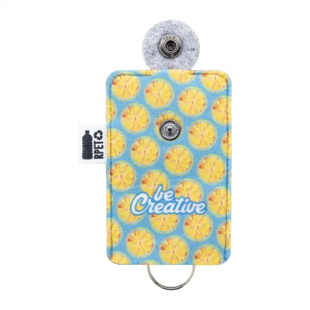 CreaFelt Keysave personalizirana torbica za privjesak Bijela Siva