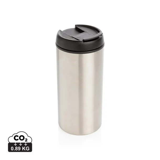  Metro šalica od RCS recikliranog nehrđajućeg čelika, 300 ml - XD Xclusive Srebrna