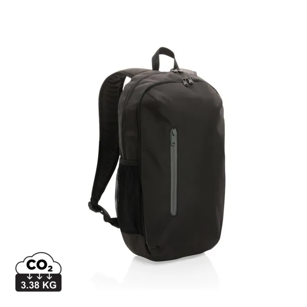  Impact AWARE™ ležerni ruksak 300D RPET, 15" - XD Collection Crna Cool Grey 9