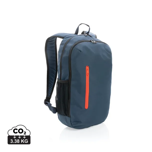  Impact AWARE™ ležerni ruksak 300D RPET, 15" - XD Collection Mornarsko plava 15-1456TN