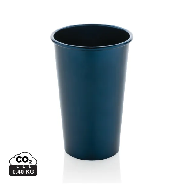  Alo RCS recycled aluminum lightweight cup 450 ml - XD Collection navy