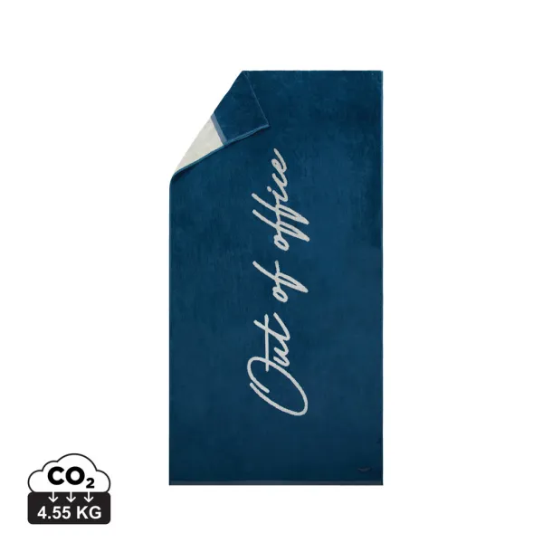  VINGA Lounge chair towel - Vinga navy 11-0606 TCX