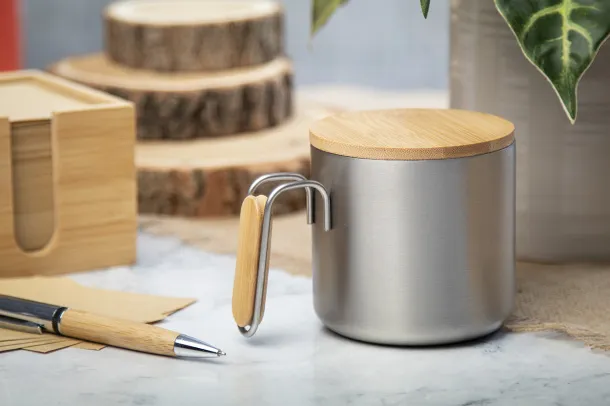 Graboo termo šalica, 500 ml Srebrna