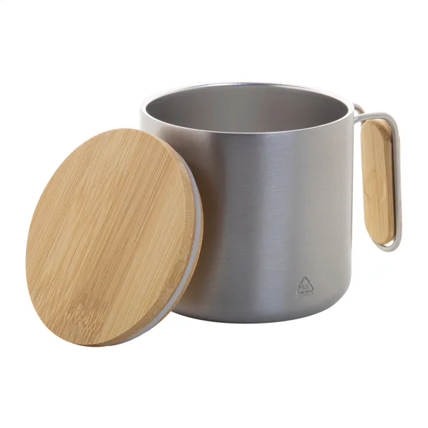 Graboo thermo mug Silver