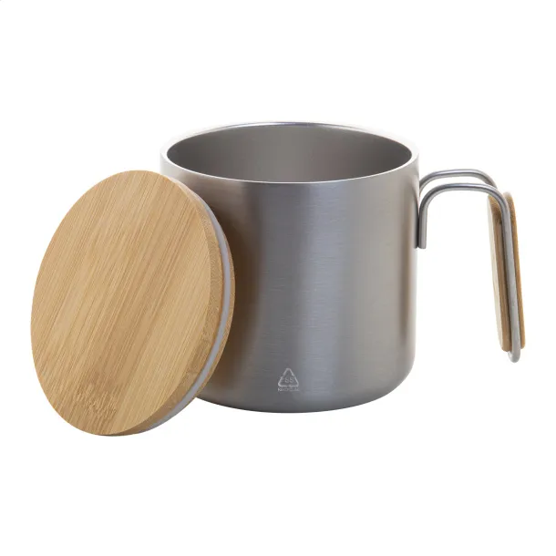 Graboo thermo mug Silver