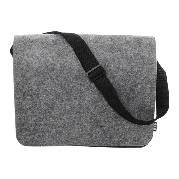 Refelt Courier RPET felt messenger bag Grey