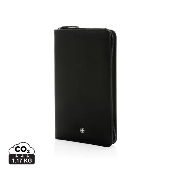  Swiss Peak Heritage RCS rPU RFID putni novčanik - Swiss Peak Crna
