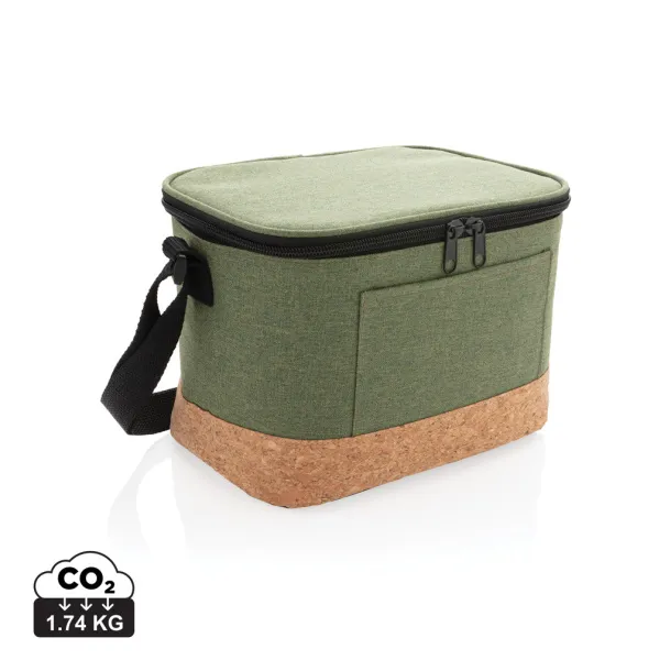  Two tone cooler bag with cork detail - XD Collection Green