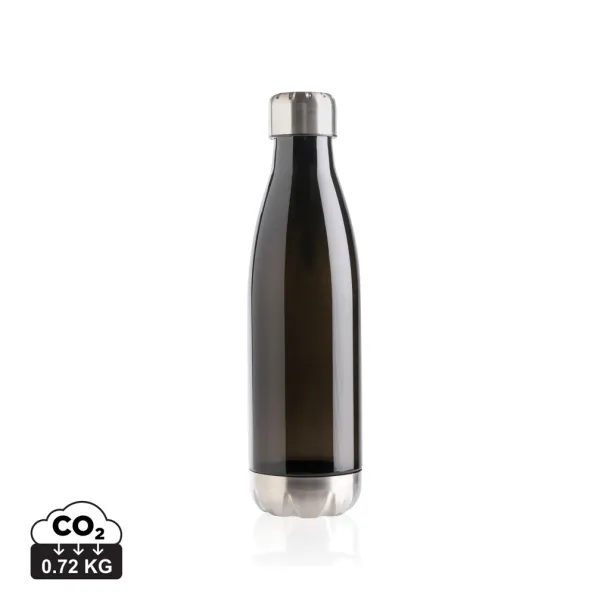  Leakproof water bottle with stainless steel lid - XD Collection Black