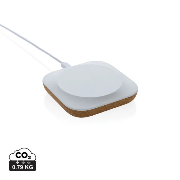  Oregon RCS recycled plastic and cork 10W wireless - XD Xclusive Brown