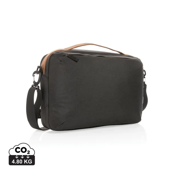  Impact AWARE™ 300D dvobojna deluxe torba za prijenosno računalo od 15,6" - XD Xclusive Crna