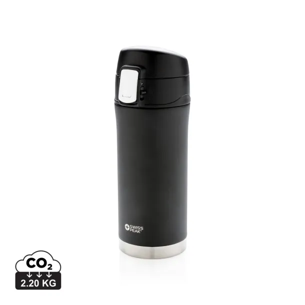  Swiss Peak Elite bakrena vakum šalica, 300 ml - Swiss Peak Crna